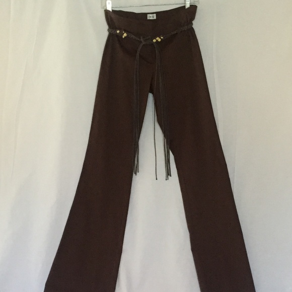Cache Pants - Cache Lot 2 Leather Bead Belt + Pant New